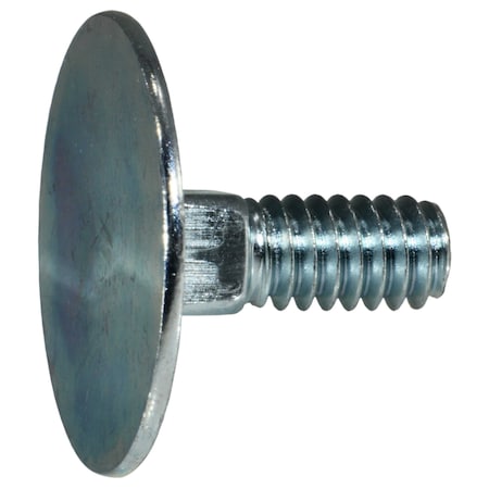 Midwest Fastener Elevator Bolt, 1/4"-20 Thrd Sz, 3/4 in L, Steel, Zinc Plated Finish, 10 PK 71301